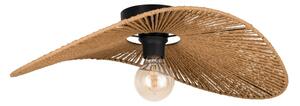 Eglo 31961 - Plafoniera SIRUELA 1xE27/42W/230V marrone/nero