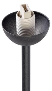 Lampadario a montaggio superficiale OBSIDIAN 6xG9/10W/230V nero/grigio fumé