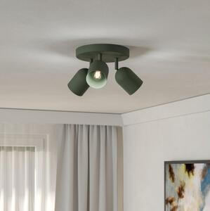 Eglo 44134 - Faretto TILSTON 3xE14/40W/230V verde