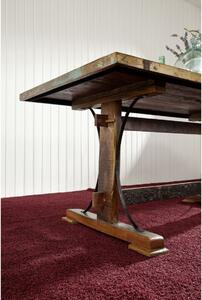 Tavolo da pranzo in legno di Legno riciclato 180x90x76 multicolore laccato NATURE OF SPIRIT #11