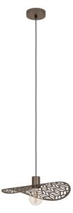 Eglo 44124 - Lampadario a sospensione con cavo SWABY 1xE27/60W/230V diam. 40 cm bronzo