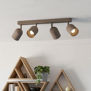 Eglo 44164 - Plafoniera con 4 faretti TILSTON 4xE14/40W/230V beige