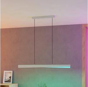 Eglo 901833 - Lampadario LED RGBW dimmerabile a sospensione con cavo BOLOGNANO-Z LED/19W/230V grigio