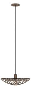 Eglo 44124 - Lampadario a sospensione con cavo SWABY 1xE27/60W/230V diam. 40 cm bronzo