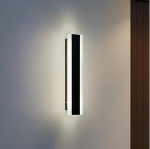 Lampada da parete esterna a LED MIRANA S, 8 W, 230 V, 4000 K, IP44, 30 cm, nera