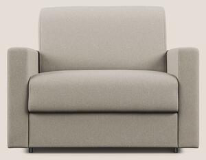Chris poltrona letto in tessuto impermeabile T13 panna
