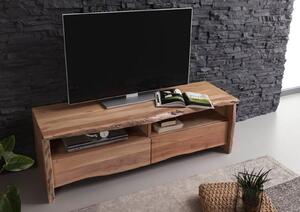 Mobile TV in legno di Acacia 151x45x50 Acacia naturale laccato PURE ACACIA #108