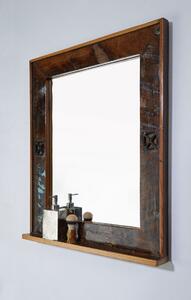 Specchio in legno di Legno riciclato 68x8x79 multicolore laccato NATURE OF SPIRIT #104