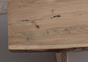 PURE ACACIA #117 Panca in legno di acacia - laccato / natur 160x38x45