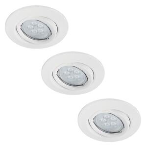 Paulmann 92029 - SET 3xLED-GU10/6,5W Lampada da incasso QUALITY 230V