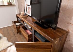 Mobile TV in legno di Sheesham / palissandro 180x40x60 noble unique laccato SYDNEY #142