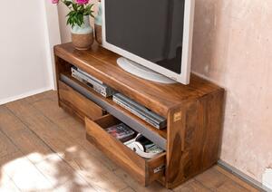 Mobile TV in legno di Sheesham / palissandro 120x40x50 noble unique laccato SYDNEY #114