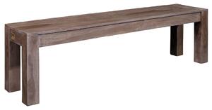 Panca in legno sheesham - laccato / smoked oak 178x35x45 SYDNEY #230
