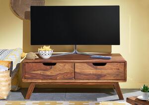 Mobile TV in legno di Sheesham / palissandro 90x40x34 Noce laccato MALMÖ 2 #111