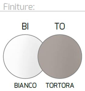 Sospensione Moderna Lap Metallo E Vetro Bianco 1 Luce E27 52Cm