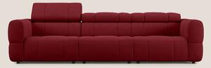 Giotto Divano modulare a 3 sedute con opzione relax elettrico in micro