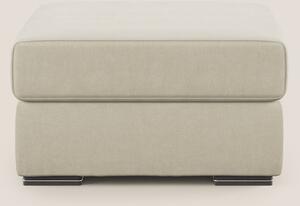 Sun pouf apribile contenitore in microfibra smacchiabile T11 panna