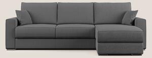 Dream Divano letto angolare in tessuto smacchiabile T05 antracite