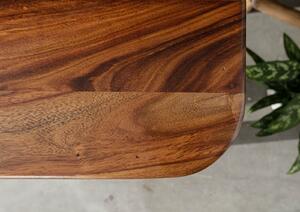 Tavolo da pranzo in legno di Sheesham / Acacia 120x60x76 noce cerato TORONTO #256