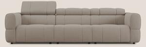 Giotto Divano modulare a 3 sedute con opzione relax elettrico in micro