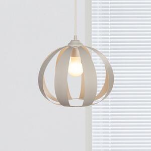 HELAM Lampada a sospensione Newton, a 1 luce, color sabbia, metallo