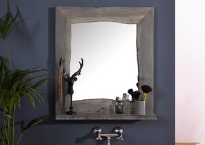 Specchio in legno di Acacia 70x12x78 grigio scuro laccato PURE ACACIA #603