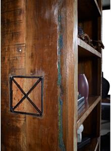 Scaffale in legno di Legno riciclato 90x40x190 multicolore laccato NATURE OF SPIRIT #57