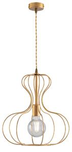 Sospensione Industrial Titty 1 Luce Ferro Laccato Oro