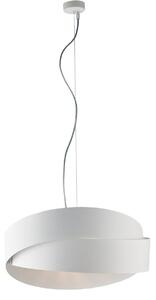 Sospensione Moderna Astro 2 Luci Ferro Laccato Bianco