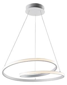 Sospensione Moderna Malena Con Led Integrato Metallo E Alluminio Bianco