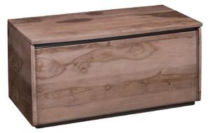 SYDNEY #238 Cassapanca in legno di sheesham - laccato / smoked oak 80x40x40