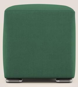 Cube pouf in tessuto morbido impermeabile T02 verde