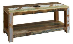 Tavolino da salotto in legno di Legno riciclato 110x45x50 multicolore laccato NATURE OF SPIRIT #107