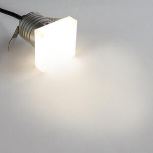 Faretto LED 1W IP65 Quadrato, luce Diffusa - Professional Colore Bianco Naturale 4.000K