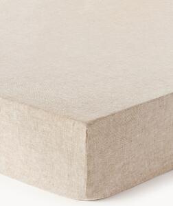Lenzuolo con angoli topper in lino Linna