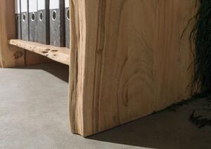 Scaffale in legno di Acacia 71x45x204 Acacia naturale laccato PURE ACACIA #111