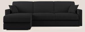 Chris Divano letto angolare con penisola in microfibra smacchiabile T1