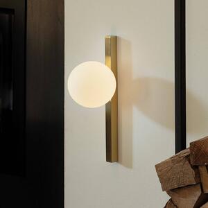 IDEAL LUX Applique da parete di design Binomio, Ottone / Oro, Soggiorno / Sala da pranzo, Metallo, Moderno, Applique