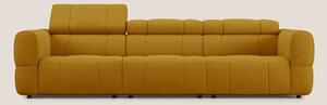 Giotto Divano modulare a 3 sedute con opzione relax elettrico in micro