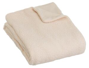 Coperta bouclé beige 160x130 cm Sherpa - Casa Selección