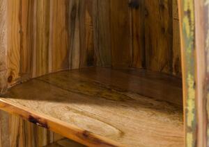 Scaffale in legno di Legno riciclato 60x48x206 multicolore laccato NATURE OF SPIRIT #120