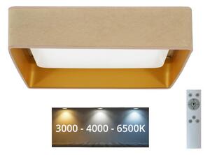 Brilagi - Luce LED dimmerabile VELVET SQUARE LED/24W/230V + +TC beige