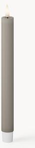 Set di 2 candele a bastoncino fatte a mano Real Flame, alt. 24 cm