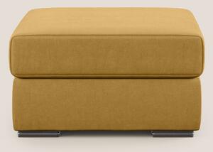 Sun pouf apribile contenitore in microfibra smacchiabile T11 giallo