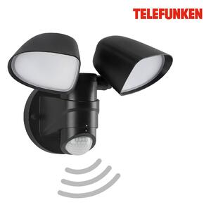Telefunken Applique LED esterni a sensore Bilbao 2 luci nero