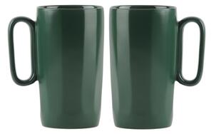 Tazze in set in verde scuro in gres 2 pz 330 ml Fuori – Vialli Design