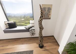 UNIKA #175 Colonna decorativa in legno di suar ( acacia tropicale ) - laccato 30x30x150