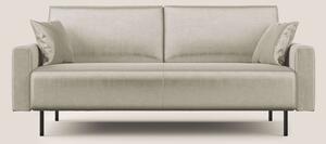 Arthur divano moderno in velluto morbido impermeabile T01 panna