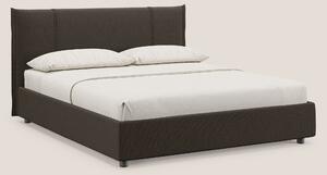 Alicia letto imbottito con vano contenitore in tessuto impermeabile T1