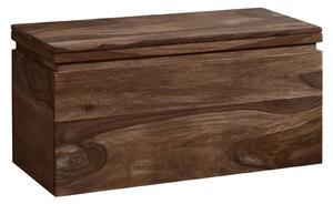 TORONTO #116 Cassapanca in legno di sheesham - decapato / smoked cherry 80x40x40